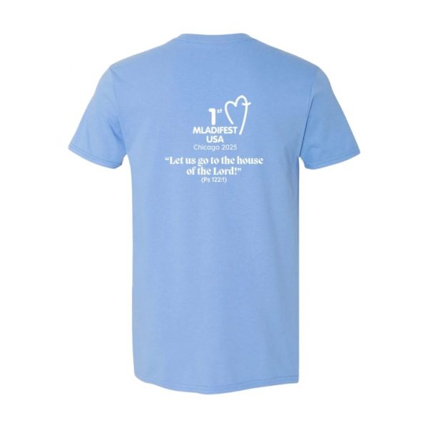 Official 1st Mladifest USA Chicago 2025 T-Shirt - Image 2